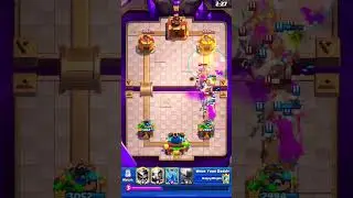6 Cards, 60 Seconds, 3 Crowns Against Super Witch #clashroyale #mightyminer #superwitch