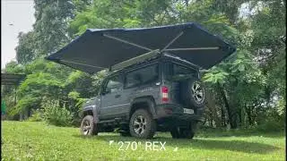 'REX' 270 awning | freestanding | Suzuki Jimny | Mahindra | Force Motors | Modified | Regnex Customz