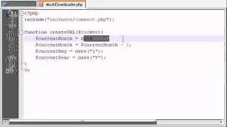 PHP Stock Market Analyzer - 5 - Creating a Custom URL