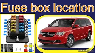 Fuse box location on a (2008-2019) Dodge Caravan