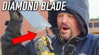 I Put An Diamond Blade On My Oscillating Saw || Dr Decks