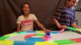 Bend-a-Path create a road by flipo toys bendable car track unboxing and review magic crazy tracks