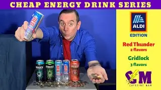 Cheap Energy Drink Series - Aldi Edition: Red Thunder Energy Drink & Gridlock Energy Drink Review