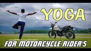 Yoga session for Motorcycle Rider's | No Back Pain | International Yoga Day