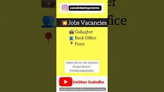 Pune Jobs | Jobs in Pune | Pune Vacancies #punejobs #jobsinpune #vaibhavdgudadhe