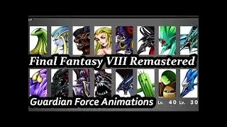Final Fantasy VIII Remastered Guardian Force Animations