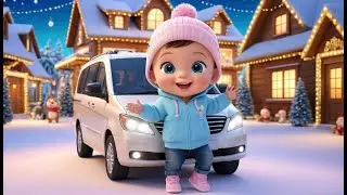 Family Van New Year Holiday Trip | Fun Action & Learning Video for Toddlers