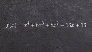 Use Descartes Rule of signs to determine the number of positive and negative