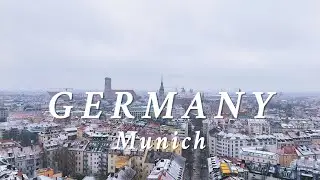 FLYING OVER Munich GERMANY