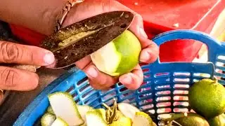 Orange Cutting Skills | Cambodia Street Food