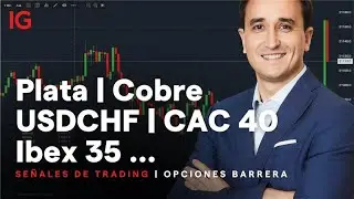 Plata, CADJPY, NZDJPY, Cobre, USDCHF, CAC 40, Ibex 35 | Se&ntilde;ales de Trading en Barrera