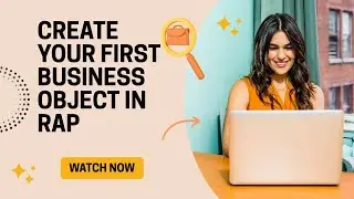 5. Create Your First  Business Object in RAP #sap #sapbtp #sapabap