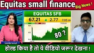 Equitas small finance bank share latest news, analysis,equitas small finance bank share target