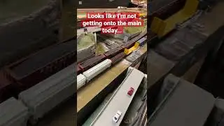 HO Scale Southern Coal Train Derailed... #fail #modeltrain #modeltrainfail