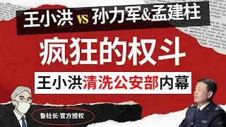 王小洪如何拔掉孙力军、扳倒孟建柱、一统公安部、超越周永康、成为改开后权力最大的公安部长？下一目标蔡奇？| 鲁社长揭秘公安部疯狂的权斗内幕