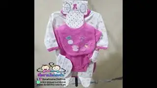 6pcs Newborn Set with Wrapping Sheet
