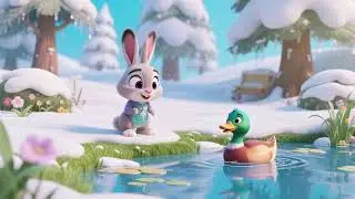 Эльза Банни и Утиный пруд 4 🐰🦆 | Весенняя песня для детей