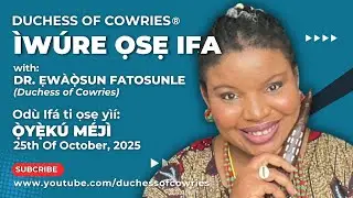 Iwure Ose Ifa For Today 25th of October 2025 #OYEKU_MEJI