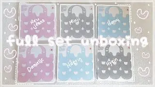 ASMR Unboxing the FULL SET of NewJeans' Bunny Beach Bag 🐰🫧💕