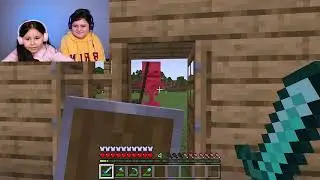 Minecraft ! Maria a terminat de construit casa !