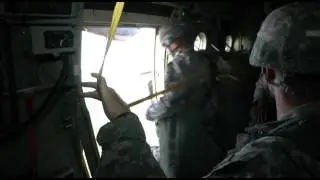 Inside U.S. C-130 during Dragon 11 jump day