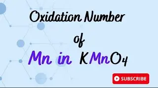 How to find the Oxidation Number of Manganese Mn and Chromium Cr in KMnO4 and K2Cr2O7