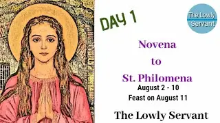 🆕Novena To St. Philomena, Day 1 🏽👉🏾 St. Filomena Novena !amazing!
