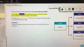 Cause and effect chain of events 2
