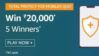 Amazon quiz answers win Rs- 20000 (5 winners)