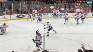 New Jersey Devils : Christmas Game : Miles Wood Fight