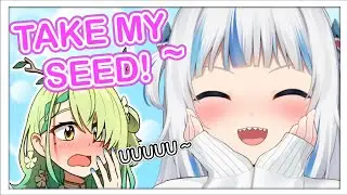 𝗚𝘂𝗿𝗮 𝗴𝗶𝘃𝗲𝘀 𝗵𝗲𝗿 𝗦𝗘𝗘𝗗𝗦 𝘁𝗼 𝗙𝗮𝘂𝗻𝗮...𝗬𝗔𝗕𝗘!【HololiveEN】