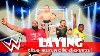 LAYING THE SMACKDOWN WITH WUBBLE RUMBLERS WWE SUPERSTARS | Toy Review | Danny's Clubhouse