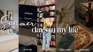 SUMMER DAYS IN MY LIFE 💕 |  Book shopping, Night routine, Cleaning, Love island watch party