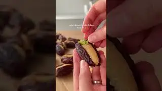Almond Stuffed Dates.