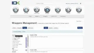 IDXBroker Programmer Page Wrapper Customization
