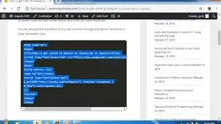 How to get Client IP Address by Javascript or Jquery?