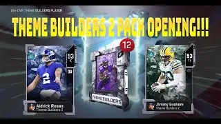 Theme Builders 2 Pack Opening Madden 20 Ultimate Team Promo Pack Bundle Opening