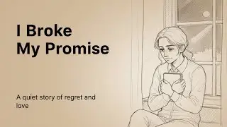 I Broke My Promise | A Quiet Story of Regret and Love