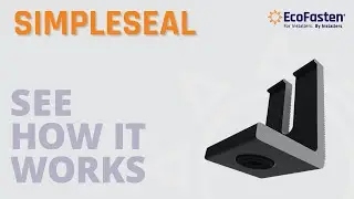 SimpleSeal: EPDM Rubber Bushing For Watertight Solar Compression Brackets