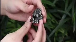 GOD OF WAR ARES STAINLESS STEEL SKULL RING