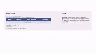 PHP & MySQL - Shopping Cart - Part 12