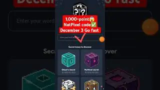 1,000-point Not pixel code Go fast || Not Pixel Daily Secret Code || Not Pixel Update