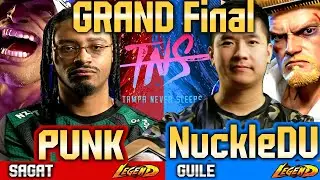 🥇SF6 GRAND FINAL TNS - Sagat (PUNK vs NuckleDU)🔥Guile ▰ Street Fighter 6 High Level Gameplay