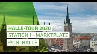 Halle-Tour Station 1: Marktplatz | Uni Halle