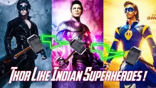 Indian Superheroes : Who Can Lift Thor's Hammer ! 😱 | Krrish, Flying Jatt, Shaktiman, Gone & more