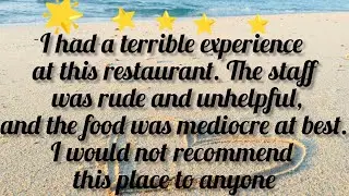 How to give appropriate response to customer's negative review