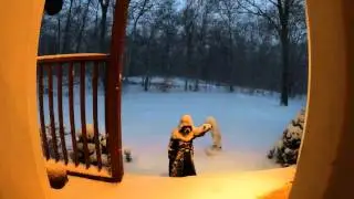 Vader and Pal Snow Lapse January 2016