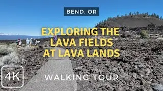 Walking Tour Exploring Lava Lands in Bend, OR