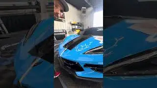 Racing stripe tutorial on c8 corvette