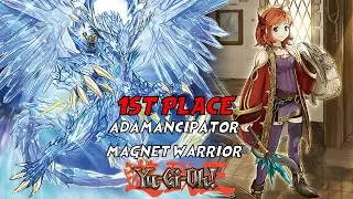 AMAZING 1st Place Adamancipator Magnet Warrior Yugioh Deck Profile